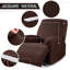 Housse pour fauteuil inclinable à coussins carrés/rectangulaires-189624714