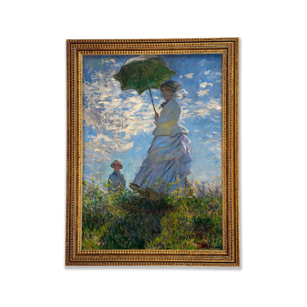 Madame Monet und ihr Sohn von Monet - Einzelne Bilderrahmen Kunstdrucke