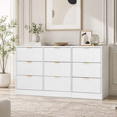 63" Large Deep Chest of Drawers