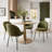 19.5"Seat Height Upholstered Fabric Dining Side Chair-301786656