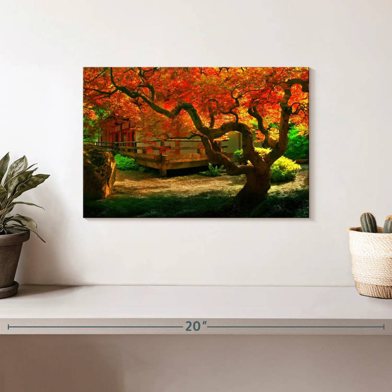 Harnek Japan Autumn Tree, 8" H x 12" W