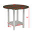 Table de salle à manger pliable en bois massif avec espace de rangement et 4 chaises - économie, utilisation polyvalente, fabrication stable, facile à installer et à économiser dans les petits espaces, options, stable, processus d'assemblage
