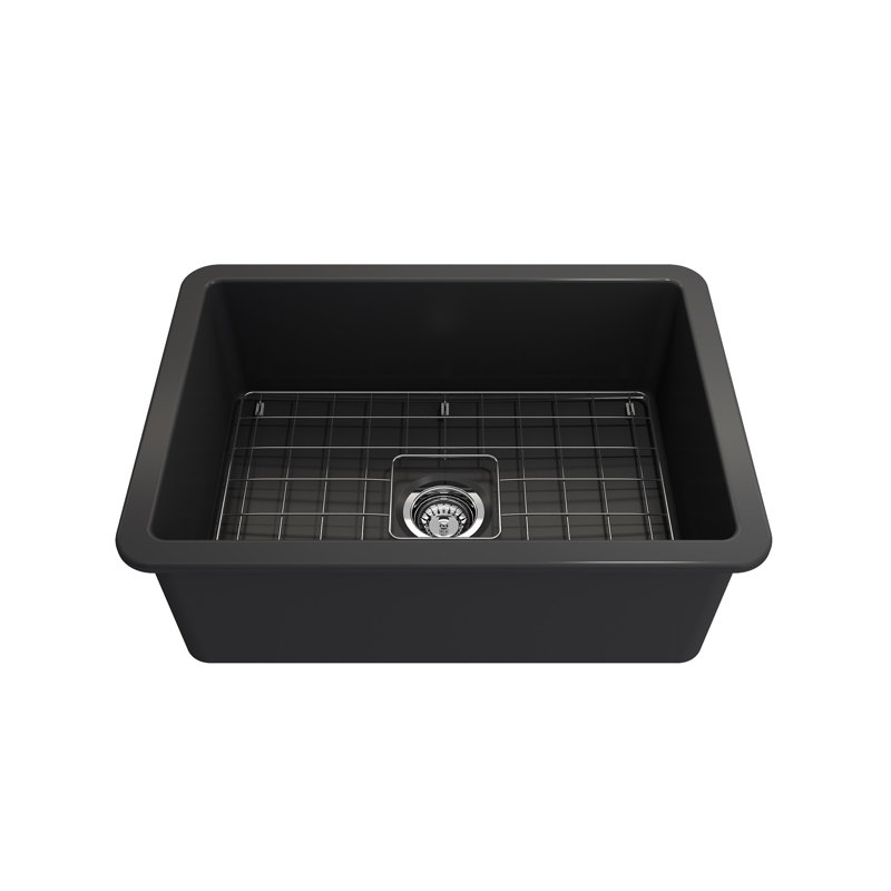 26.75'' L Kitchen Sink, Matte Dark Gray