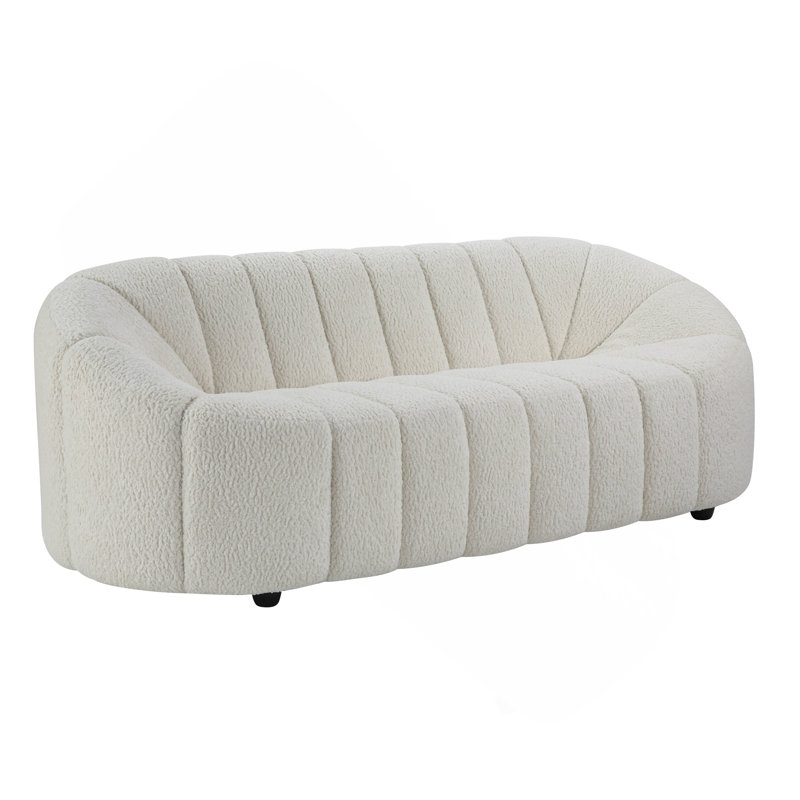 White Teddy Sherpa Sofa