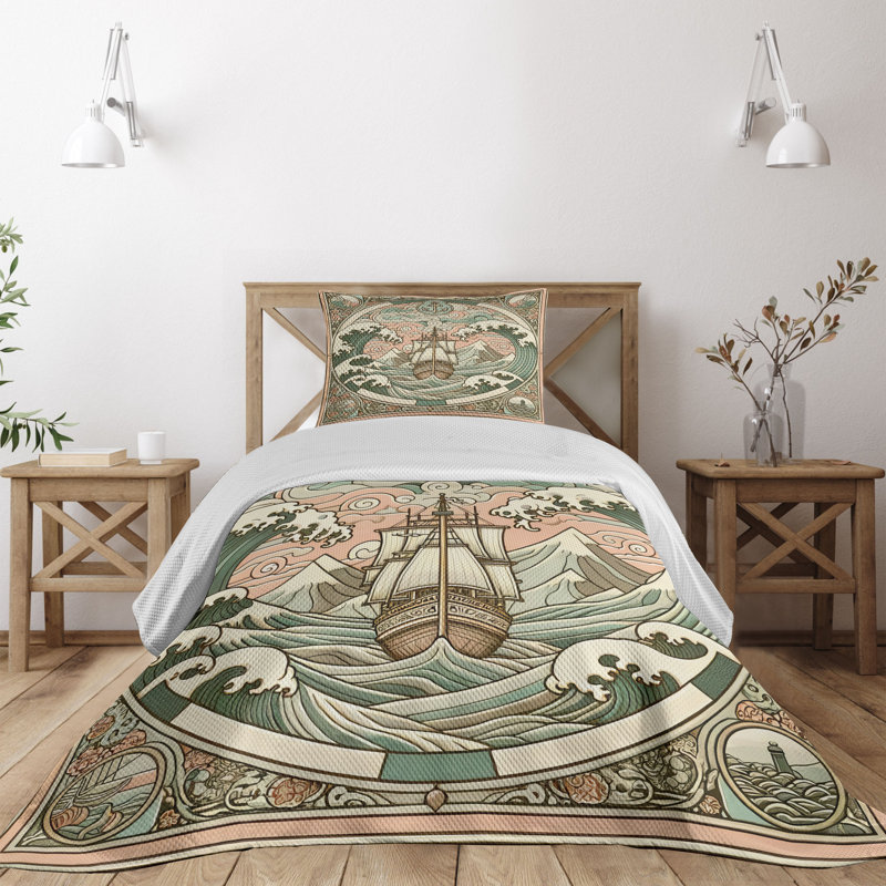 Coverlet, Twin Coverlet + 1 Standard Shams