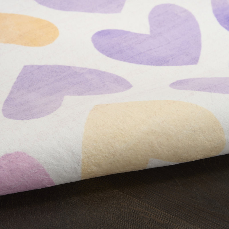  Tapis multicolore lavable à la machine Imagination, Rectangle 5 pi x 7 pi