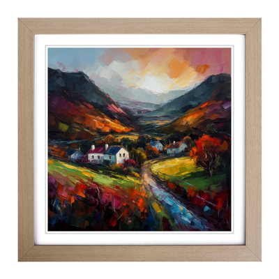 Wales Palette Knife - Framed Print