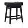 24" Kitchen Island Wooden Saddle Counter Height Short Bar Stool