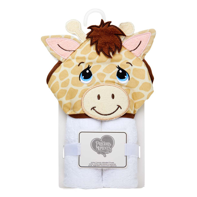 Serviette de bain en coton giraffe