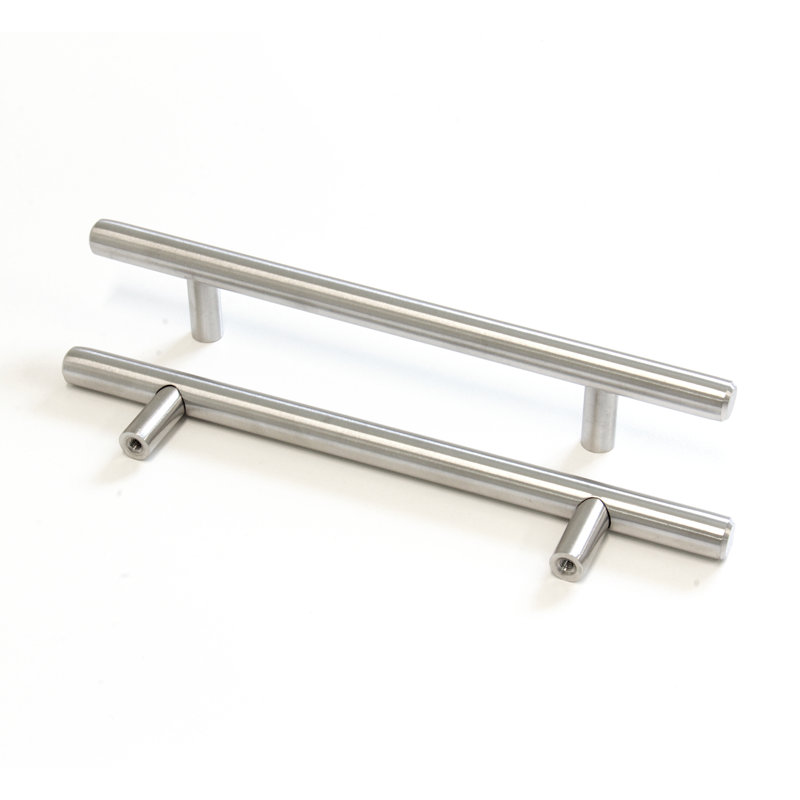 Poignée barre 5 1/16, 6 5/16", Acier inoxydable brossé
