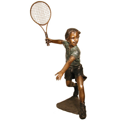 Statue tennis garçon Marston