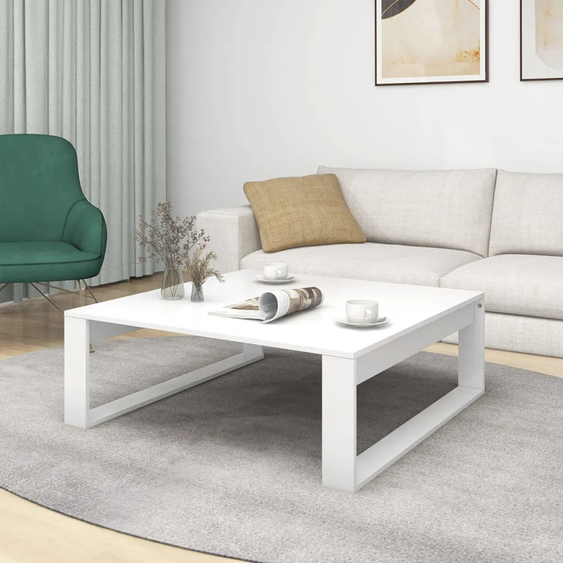 Goddord Sled Coffee Table, White