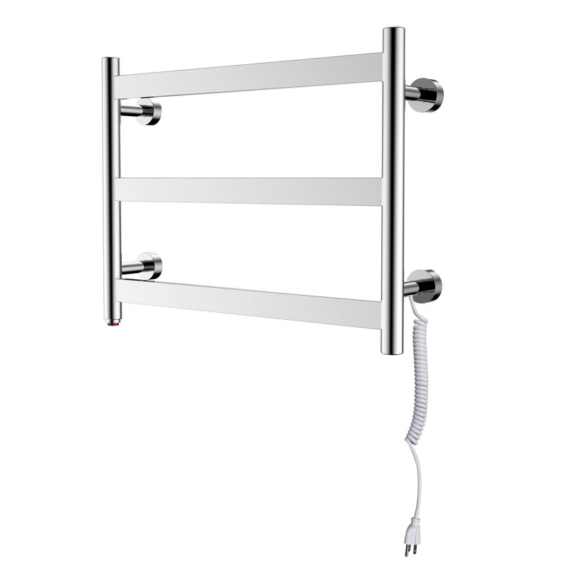 Chauffe-serviettes électrique chauffant mural Heatgene, Miroir poli