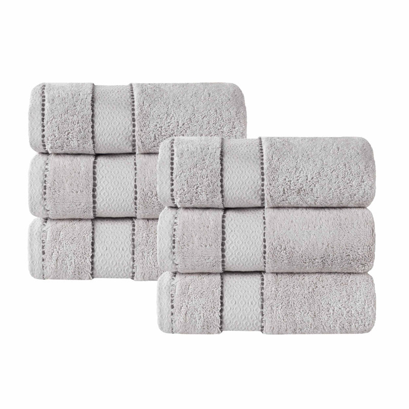 Treiber Egyptian Giza Cotton Hand Towel, Platinum