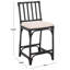 Tabouret de bar avec coussin Mylinda-125847865