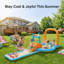 Piscine pour enfants avec glissade gonflable Kiddie