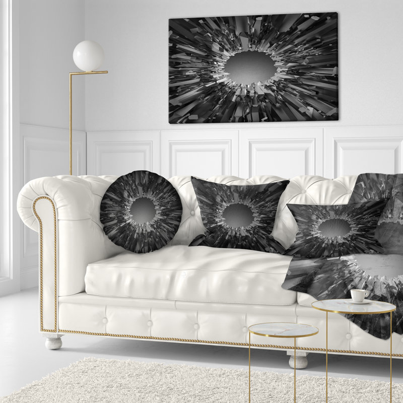 Coussin lombaire abstrait abstrait