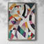 ABSTRACT Series LXV III, reproduction encadrée - bois massif-1662881024