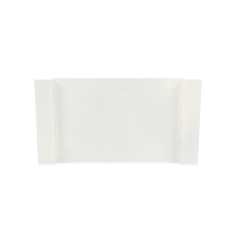 Ensemble mural de blocs géants 7 'T, H 60 po x l 108 po x P 12 po, Translucide
