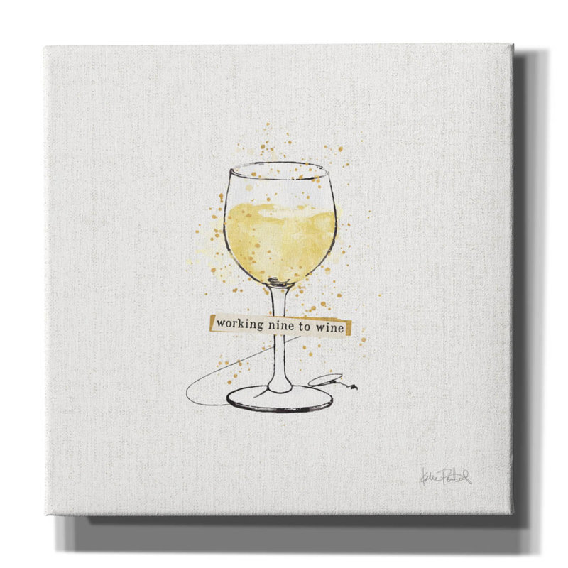 Art mural sur toile «Thoughtful Vines 4» par Katie pertiet, H 18 po x l 18 po x P 0,75 po