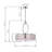 Dennis 3 - Light Dimmable Drum Chandelier
