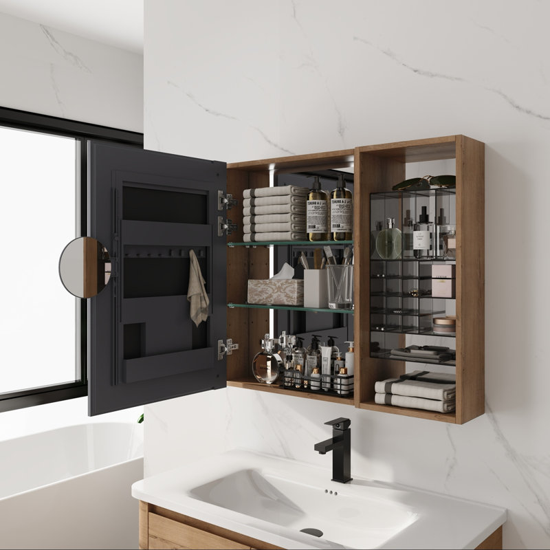 Bathroom Mirror Cabinet with Storage