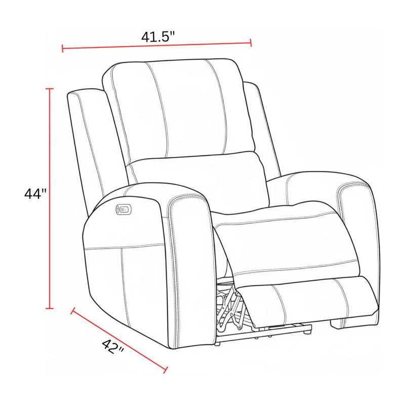 Abarca Zero Gravity Power Recliner P3 Two Pack, Autumn Fog