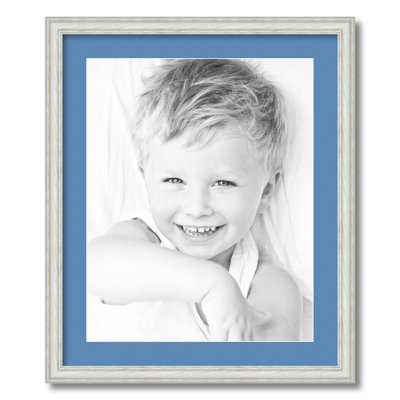 Wood Matte Picture Frame with Mat