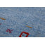 Tapis de couloir bleu Gabbeh