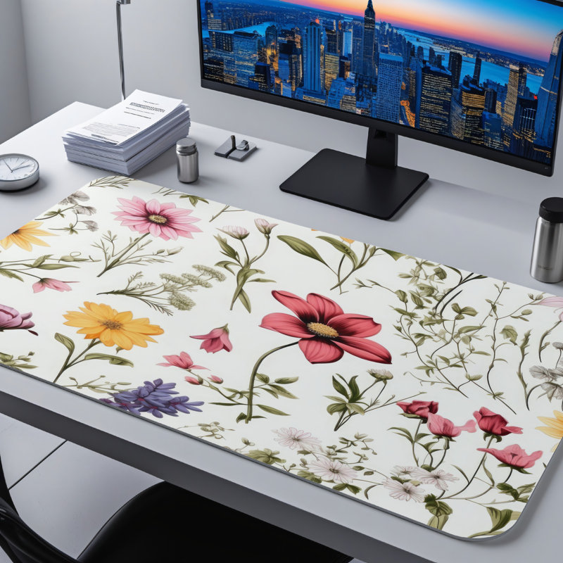 Polyester Desk Pad, 23.6x13.8