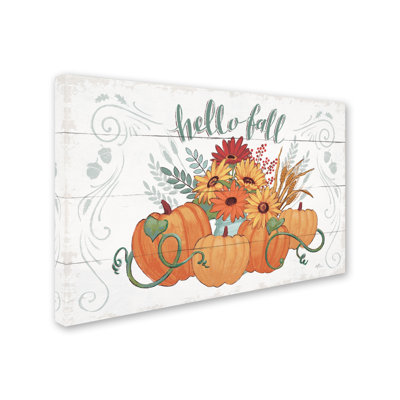 «Fall Fun I» par Janelle Penner, reproduction sur toile