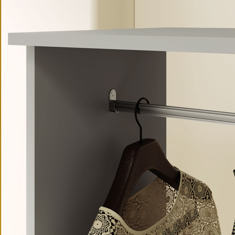Riles 80cm Closet System, Grey