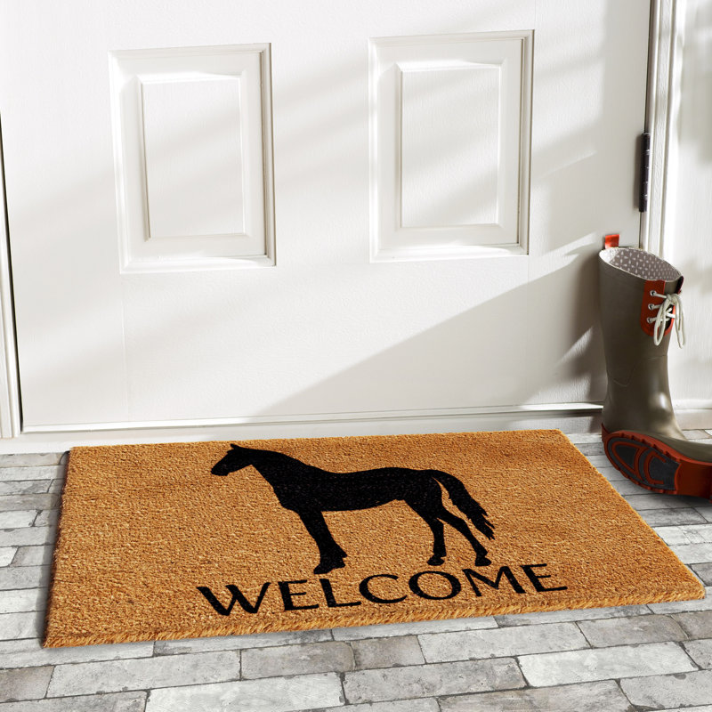 Krohn Non-Slip Outdoor Doormat, 17" W x 29" L