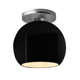 Single Light Ceramic LED Semi Flush Mount