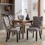 Velvet Upholstered Side Chair in Grey