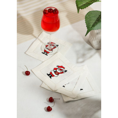 Serviettes de cocktail Jolly Santa