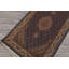 Tapis de couloir traditionnel en laine noué à la main 300 KPSI bleu 2 pi 8 po x 11 pi 7 po
