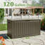 Boîte de rangement en résine 120 gallons - Rangement extérieur verrouillable et imperméable-126427999