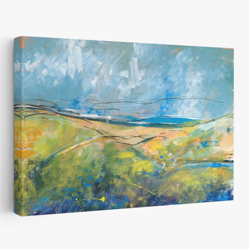 Early Spring Days - Paysages contemporains, saisons printanières, H 36 po x l 24 po