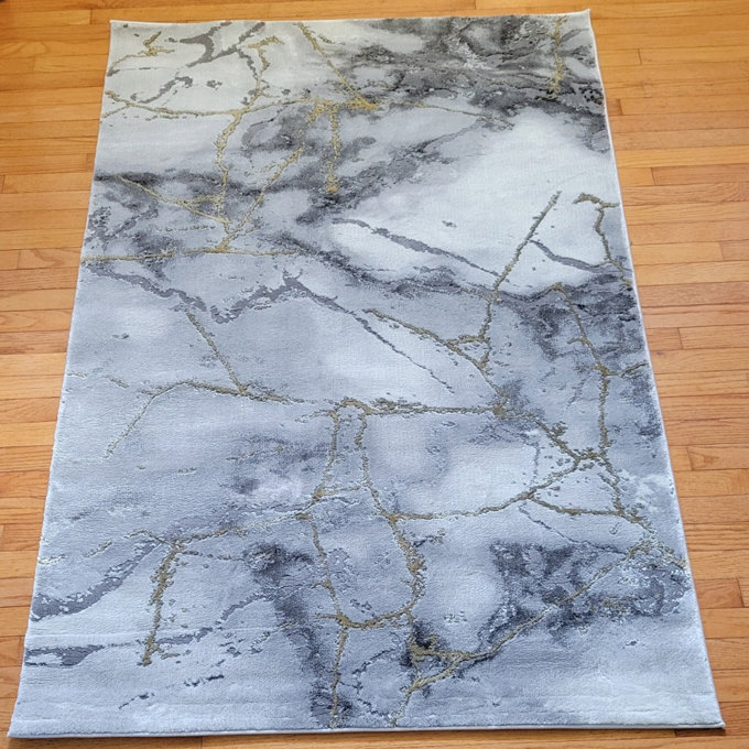 Swindle Washable Abstract Indoor Rug