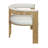 Damontrae Linen Upholstered Back Armchair-805394510