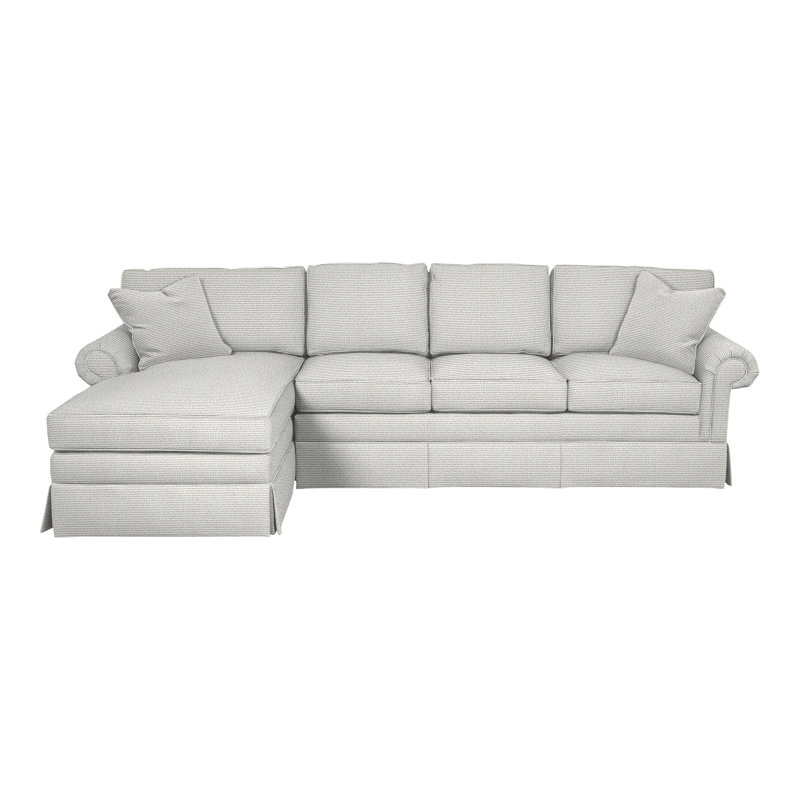 American Bungalow 2-Piece Main Street Sleep Sectional, Callaloo Cotton