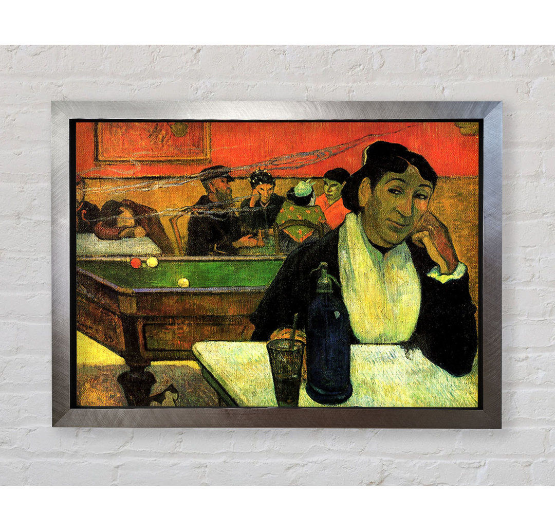 Gauguin Madame Ginoux im Cafe - Druck