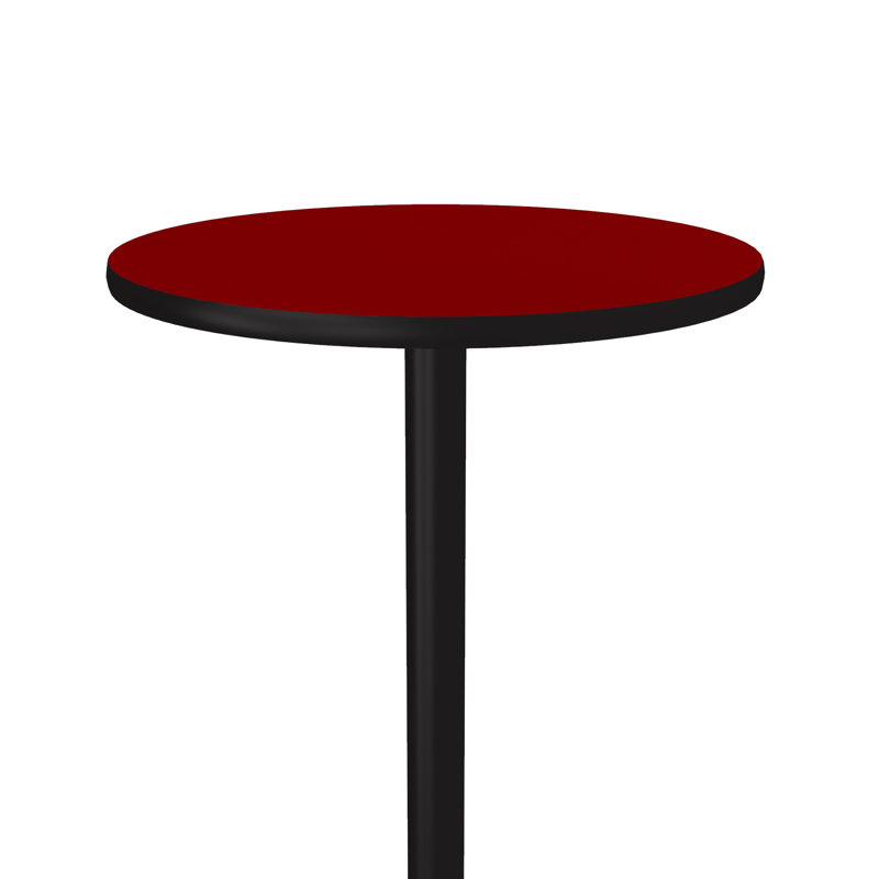 Plateau de table biseauté 24 po Correll, Rouge