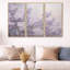 Ensemble d'art sur toile Kalvin - Lilas-107747403-107747405