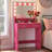 Vanity Desk With Mirror And Lights, Dressing Table With Large Drawer, 2 Level Storage Dresser & 3 Lighting Modes Adjustable Brightness, Suitable For Bedroom-56337560
