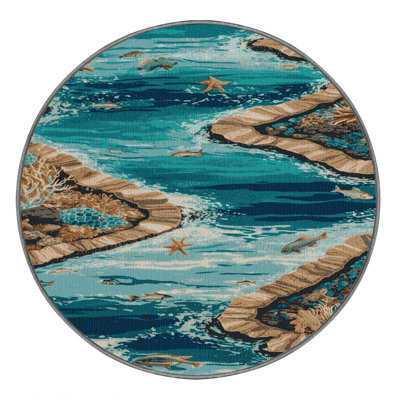  Tapis hawaïen lavable