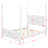 A Classic Solid Wood Four-Poster Bed-483252538-483252536