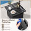 Table d'appoint en osier et rotin -2071975701