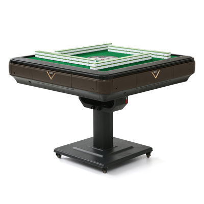 40.15" Automatic Mahjong Table Foldable with 152 Tiles, Space Saving Built-in Tile Dispenser & Storage Features – Compact, Multi-Functional for Chinese & American Mahjong Styles